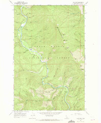 Download a high-resolution, GPS-compatible USGS topo map for Pond Peak, ID (1971 edition)