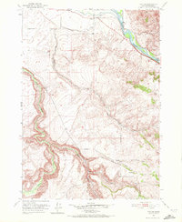 Download a high-resolution, GPS-compatible USGS topo map for Poplar, ID (1972 edition)