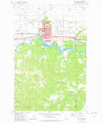 Download a high-resolution, GPS-compatible USGS topo map for Post Falls, ID (1982 edition)