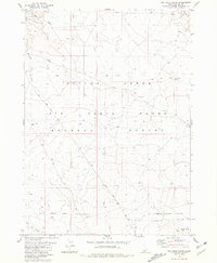 Download a high-resolution, GPS-compatible USGS topo map for Pot Hole Butte, ID (1981 edition)