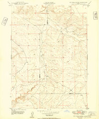 Download a high-resolution, GPS-compatible USGS topo map for Pot Hole Canyon, ID (1949 edition)