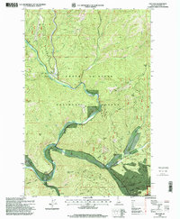 Download a high-resolution, GPS-compatible USGS topo map for Prichard, ID (1999 edition)