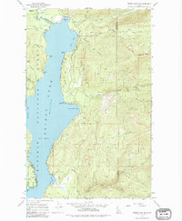 Download a high-resolution, GPS-compatible USGS topo map for Priest Lake NE, ID (1982 edition)