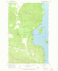 preview thumbnail of historical topo map of Bonner County, ID in 1967