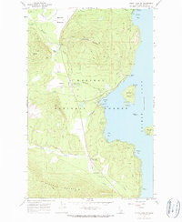 Download a high-resolution, GPS-compatible USGS topo map for Priest Lake SW, ID (1972 edition)