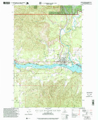 Download a high-resolution, GPS-compatible USGS topo map for Priest River, ID (1999 edition)