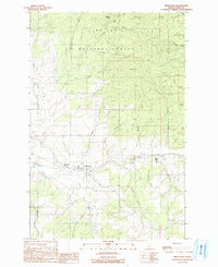 Download a high-resolution, GPS-compatible USGS topo map for Princeton, ID (1991 edition)