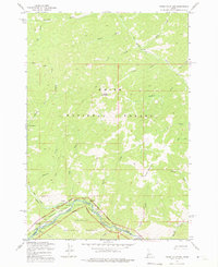Download a high-resolution, GPS-compatible USGS topo map for Pungo Mountain, ID (1975 edition)