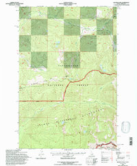 Download a high-resolution, GPS-compatible USGS topo map for Ranger Peak, ID (1997 edition)