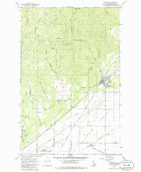 preview thumbnail of historical topo map of Rathdrum, ID in 1961