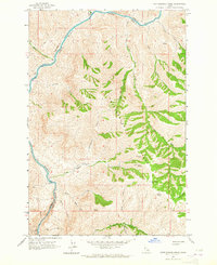 Download a high-resolution, GPS-compatible USGS topo map for Rattlesnake Ridge, ID (1965 edition)