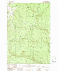 Download a high-resolution, GPS-compatible USGS topo map for Reas Pass, ID (1986 edition)