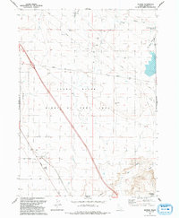 preview thumbnail of historical topo map of Elmore County, ID in 1992