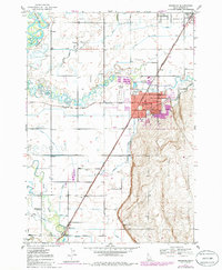 Download a high-resolution, GPS-compatible USGS topo map for Rexburg, ID (1986 edition)