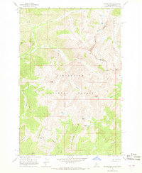 Download a high-resolution, GPS-compatible USGS topo map for Rhodes Peak, ID (1968 edition)