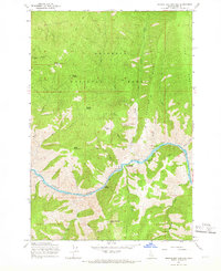 Download a high-resolution, GPS-compatible USGS topo map for Riggins Hot Springs, ID (1966 edition)