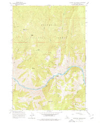 Download a high-resolution, GPS-compatible USGS topo map for Riggins Hot Springs, ID (1978 edition)