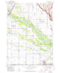 Download a high-resolution, GPS-compatible USGS topo map for Ririe, ID (1980 edition)
