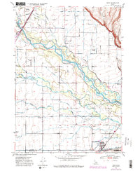 Download a high-resolution, GPS-compatible USGS topo map for Ririe, ID (1980 edition)