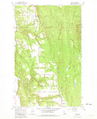 Download a high-resolution, GPS-compatible USGS topo map for Ritz, ID (1981 edition)