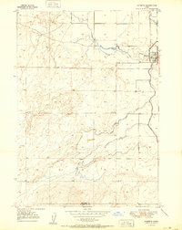 1950 Map of Roberts, ID