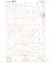 1949 Map of Roberts, ID, 1979 Print