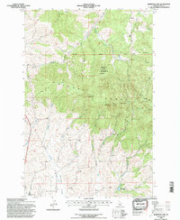 Download a high-resolution, GPS-compatible USGS topo map for Robinson Lake, ID (1997 edition)