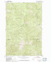 1950 Map of Benewah County, ID, 1992 Print