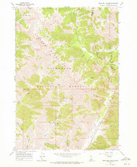 Download a high-resolution, GPS-compatible USGS topo map for Rock Roll Canyon, ID (1971 edition)