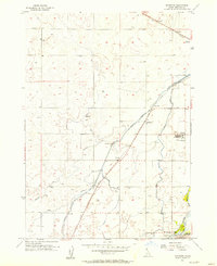 Download a high-resolution, GPS-compatible USGS topo map for Rockford, ID (1957 edition)