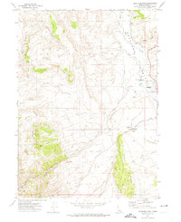 Download a high-resolution, GPS-compatible USGS topo map for Rockland West, ID (1974 edition)