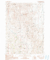 Download a high-resolution, GPS-compatible USGS topo map for Rooster Comb Peak, ID (1991 edition)