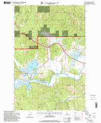 Download a high-resolution, GPS-compatible USGS topo map for Rose Lake, ID (1999 edition)