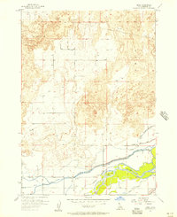 Download a high-resolution, GPS-compatible USGS topo map for Rose, ID (1957 edition)