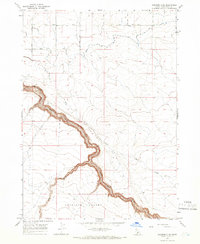 Download a high-resolution, GPS-compatible USGS topo map for Roseworth NE, ID (1966 edition)