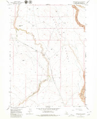Download a high-resolution, GPS-compatible USGS topo map for Roseworth SE, ID (1980 edition)