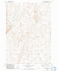 preview thumbnail of historical topo map of Owyhee County, ID in 1992
