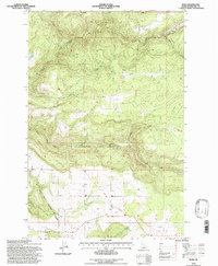 Download a high-resolution, GPS-compatible USGS topo map for Rudo, ID (1997 edition)