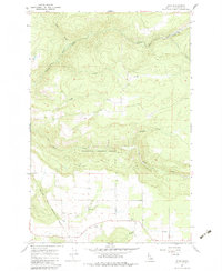 preview thumbnail of historical topo map of Clearwater County, ID in 1967