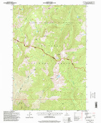 Download a high-resolution, GPS-compatible USGS topo map for Running Lake, ID (1999 edition)