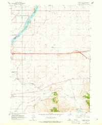 Download a high-resolution, GPS-compatible USGS topo map for Rupert SE, ID (1965 edition)