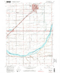 1964 Map of Rupert, ID, 1984 Print