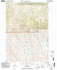 Download a high-resolution, GPS-compatible USGS topo map for Rush Peak, ID (2007 edition)