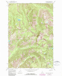 Download a high-resolution, GPS-compatible USGS topo map for Saddle Mountain, ID (1987 edition)