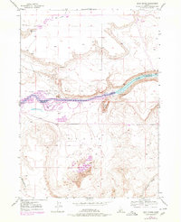 preview thumbnail of historical topo map of Owyhee County, ID in 1947