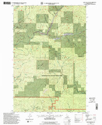 Download a high-resolution, GPS-compatible USGS topo map for Sand Mountain, ID (1997 edition)