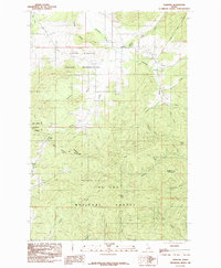 Download a high-resolution, GPS-compatible USGS topo map for Sanders, ID (1985 edition)