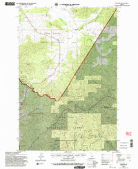 Download a high-resolution, GPS-compatible USGS topo map for Sanders, ID (1997 edition)