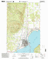preview thumbnail of historical topo map of Sandpoint, ID in 1996