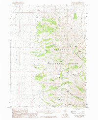 Download a high-resolution, GPS-compatible USGS topo map for Sandrock Canyon, ID (1985 edition)